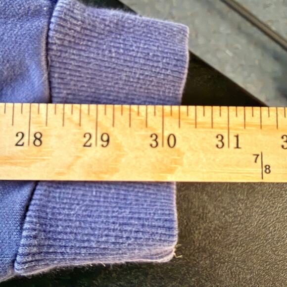 PUMA Men's Size Large Navy Blue Full Zip Cotton Blend Track Jacket Sweatshirt - Picture 5 of 11